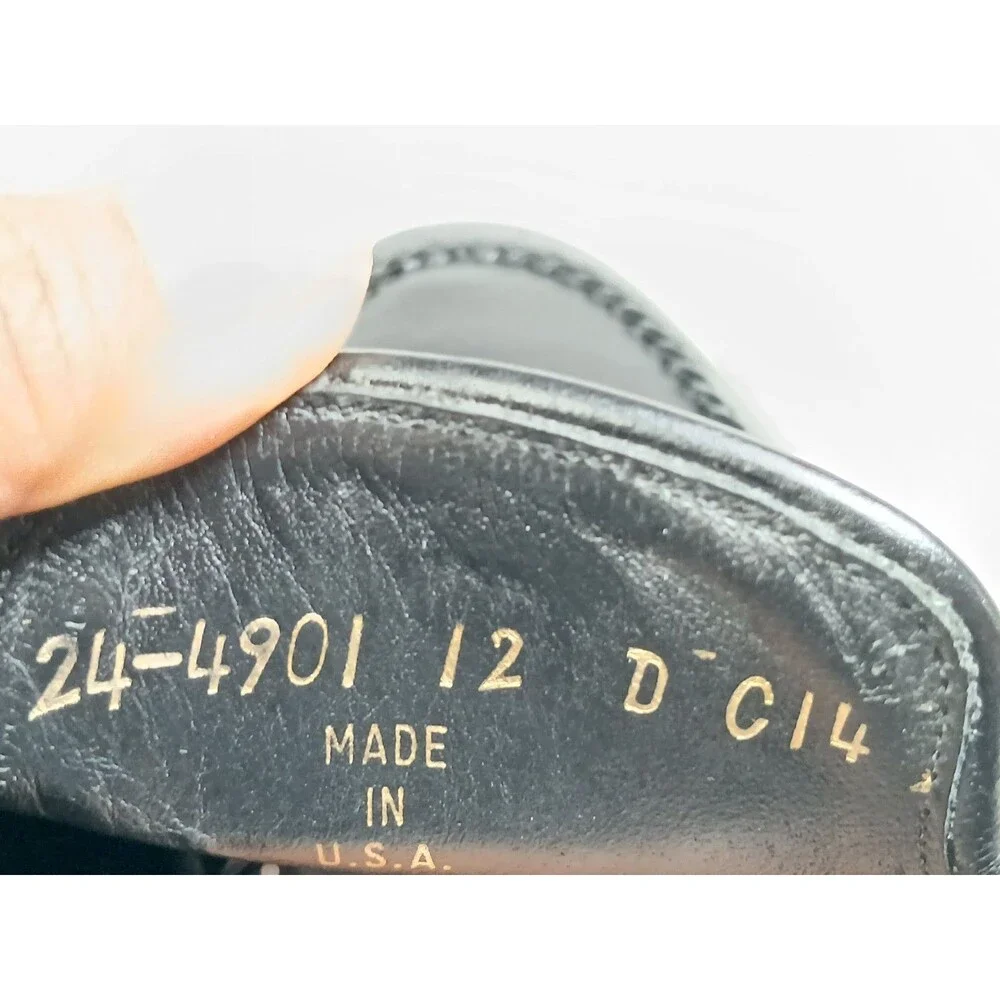 Johnston & Murphy Crown Aristocraft Black Tassel Loafers – Size 12 – USA